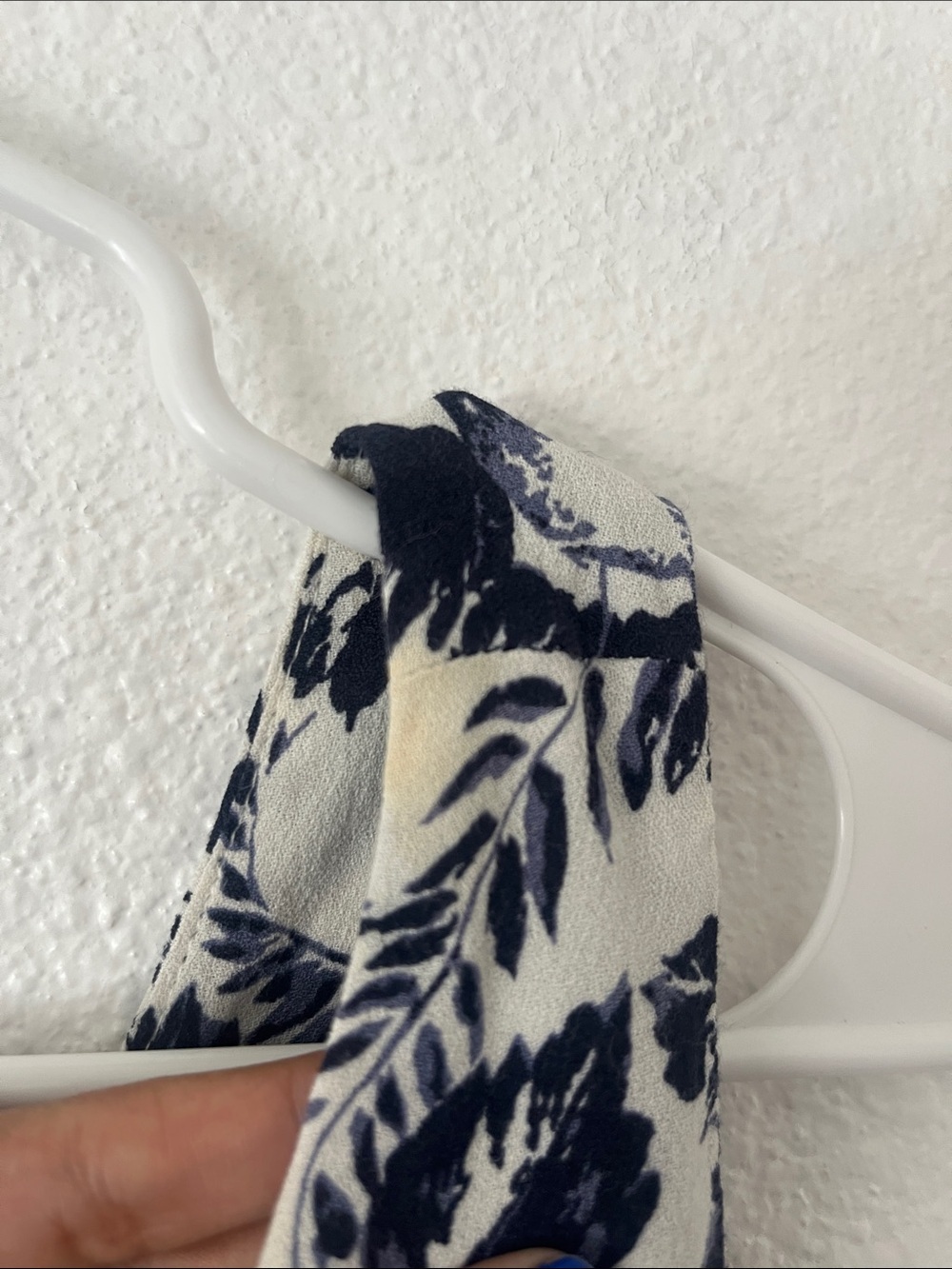 Reformation Gianni Blue White Mini dress in Orangerie fruit print, size M - Picture 3 of 8